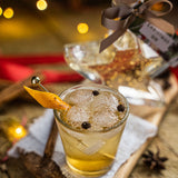 Christmas Gin Star with edible gold sparkle - 40%