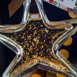 Christmas Gin Star with edible gold sparkle - 40%